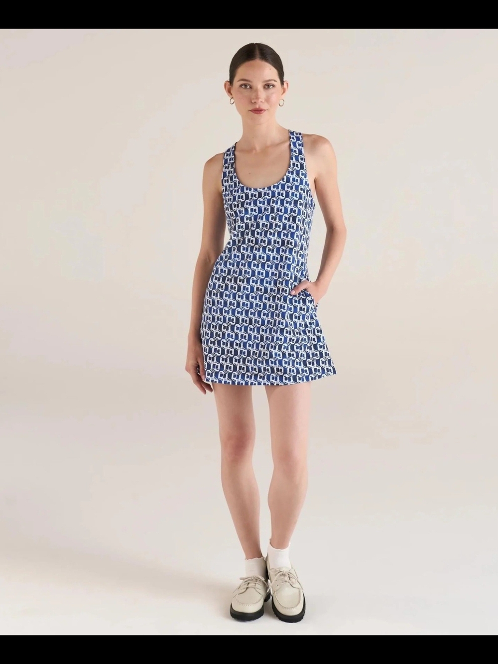 Malbon Womens Anouk Dress Multi and Matching Bella Bucket Hat